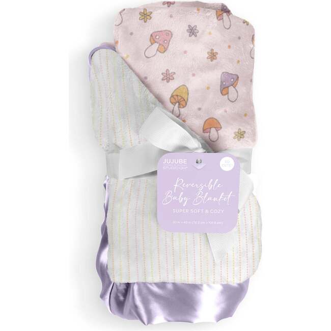 JuJuBe × Studio Oh! Printed Reversible Baby Blankets, Mushy Love