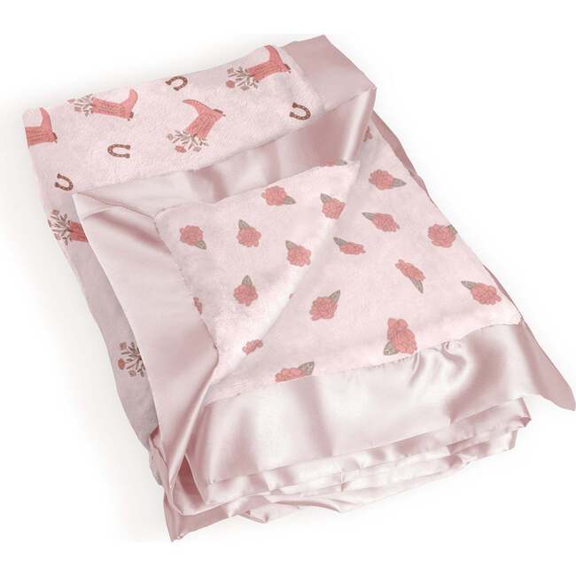 JuJuBe × Studio Oh! Printed Reversible Baby Blankets, Bloomin' Boot