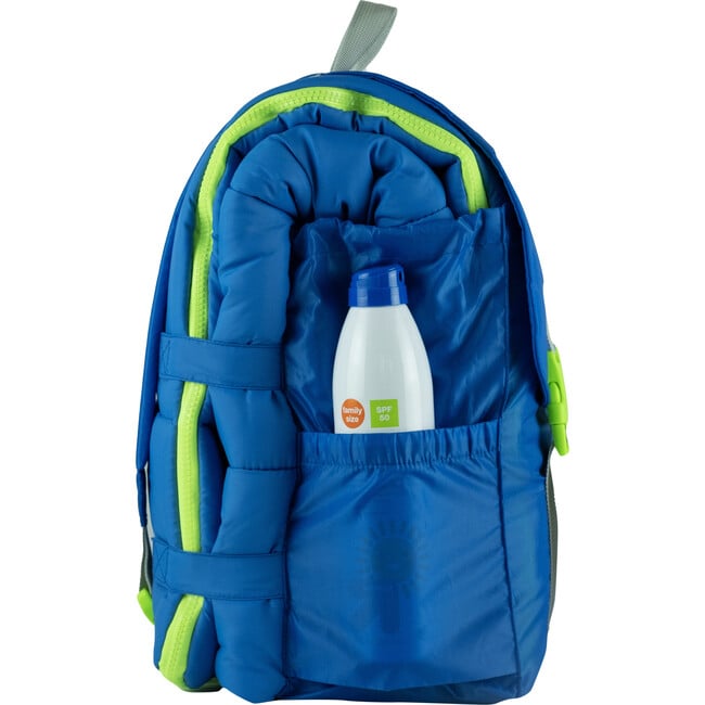 Little Kid's Sleep-N-Pack Sleepbag, Surfer Blue And Glow In The Dark Moon Stars - Sleepbags - 6