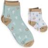JuJuBe × Studio Oh! Mama & Me Sock Sets, Howdy Partner Blue - Socks - 3 - thumbnail