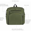 JJB Modern 11-Compartment Backpack, Olive - Diaper Bags - 4 - thumbnail