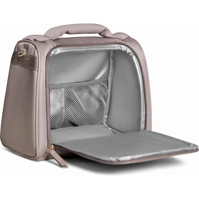 Insulated Bottle Bag, Taupe - Diaper Bags - 4