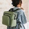 JJB Modern 11-Compartment Backpack, Olive - Diaper Bags - 6 - thumbnail