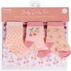 Baby Socks Trios With Zipper Wash Bag, Cherry Cute By Doodle By Meg (Pack Of 3) - Socks - 1 - thumbnail