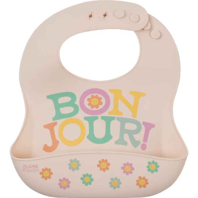 Studio Oh! Silicone Bibs, Bonjour Bébé