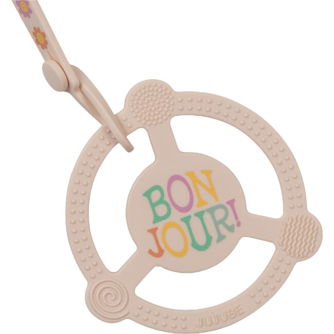 Studio Oh! Silicone Teether Ring With Detachable Clip, Bonjour Bébé - Teethers - 3