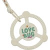 Studio Oh! Silicone Teether Ring With Detachable Clip, Love Bug - Teethers - 3 - thumbnail
