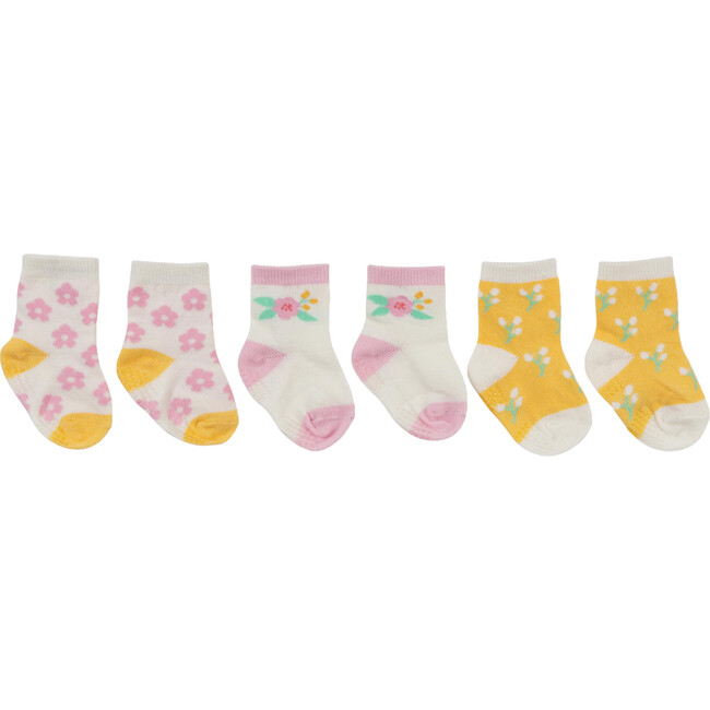 Studio Oh! Baby Socks Trios, Sweet Daisy (Pack Of 3)