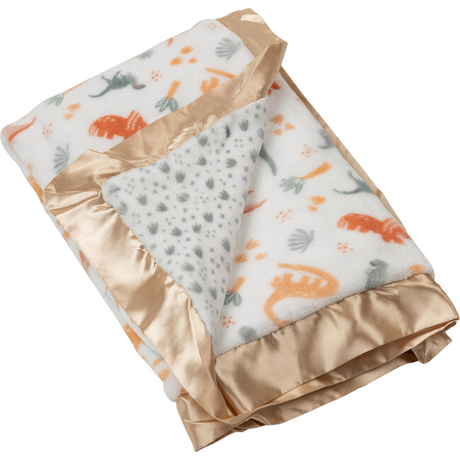 Studio Oh! Reversible Double-Layer Baby Blanket, Roarsome