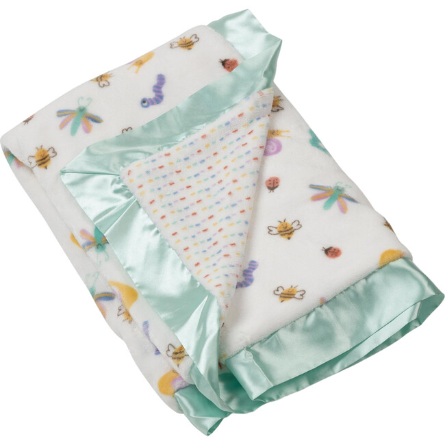 Studio Oh! Reversible Double-Layer Baby Blanket, Love Bug