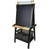 Deluxe Learn and Play Art Center, Charcoal with Natural - Easels & Art Tables - 2