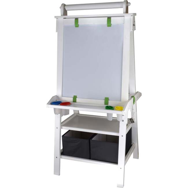 Deluxe Learn and Play Art Center, Soft White - Easels & Art Tables - 1