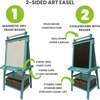 Deluxe Learn and Play Art Center, Turquoise - Easels & Art Tables - 5 - thumbnail