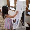 Deluxe Learn and Play Art Center, Soft White - Easels & Art Tables - 3 - thumbnail
