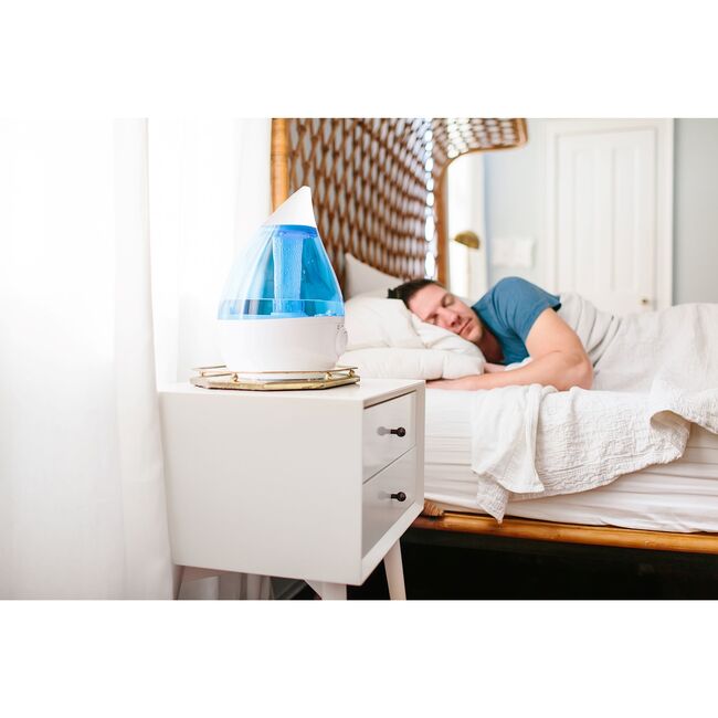 Drop Cool-Mist Humidifier, 1 Gal. - Blue & White - Humidifiers - 9