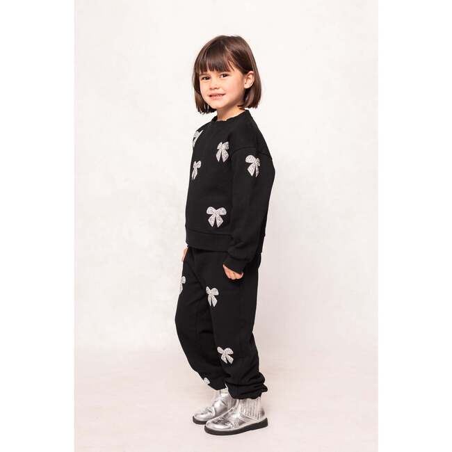 Mini Micah Jogger Sweatpants in Black