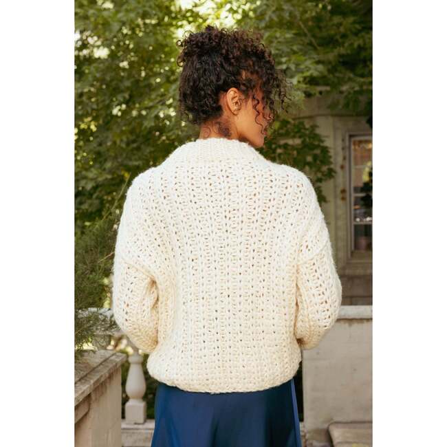 Julia Sweater in Cream - Sweaters - 4