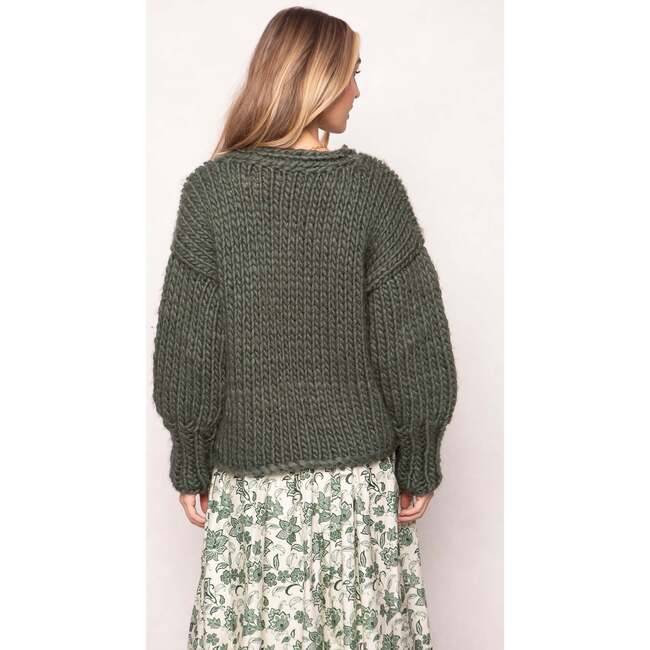 Ines Sweater in Green - Sweaters - 3