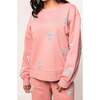 Micah Crew Neck Sweatshirt in Pink & Bows - Sweatshirts - 3 - thumbnail