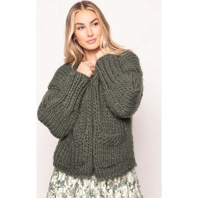 Ines Sweater in Green - Sweaters - 4