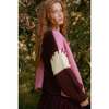 Marissa Sweater in Pink & Red - Sweaters - 4 - thumbnail