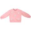 Mini Micah Crew Neck Sweatshirt in Pink & Bows - Sweatshirts - 1 - thumbnail