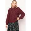 Erica Sweater in Raisin - Sweaters - 6 - thumbnail