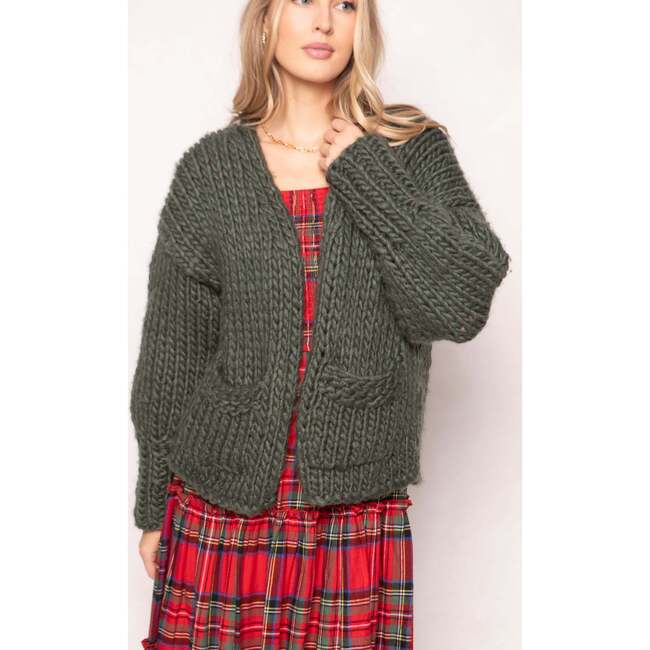 Ines Sweater in Green - Sweaters - 6