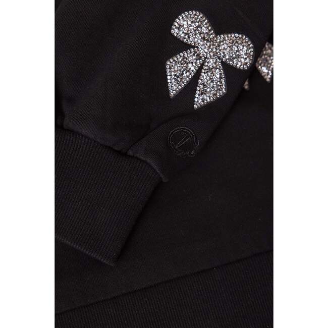 Micah Crew Neck Sweatshirt in Black & Bows - Sweatshirts - 6