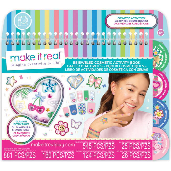 Bejeweled Cosmetic Activity Book