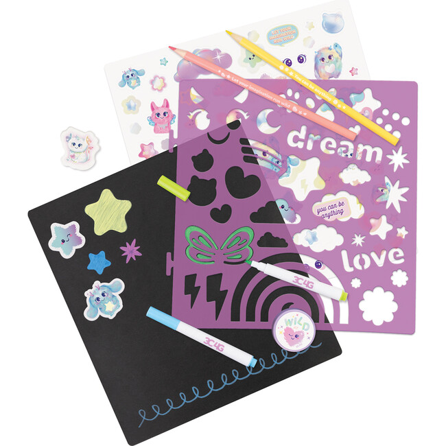 3C4G: Imagination Land Travel Chalkboard Art Set - Arts & Crafts - 4