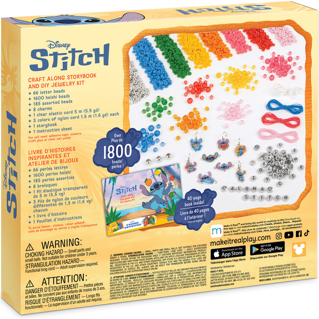 Jewelry Kit - Disney's Stitch Craft Along Storybook - Arts & Crafts - 7