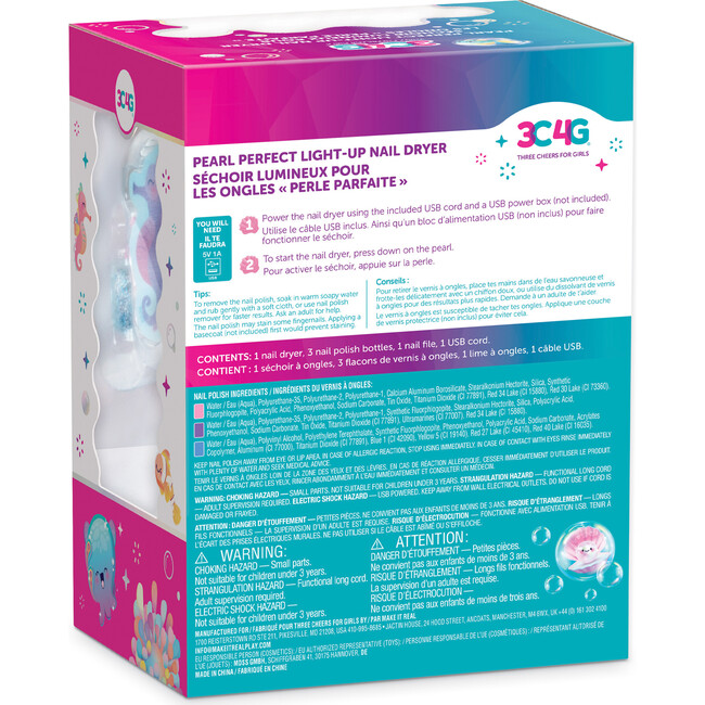 3C4G: Pearl Perfect Light-up Nail Dryer - Beauty Sets - 7