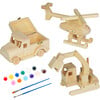 3-Piece Wood Building Toy Kit - Arts & Crafts - 1 - thumbnail