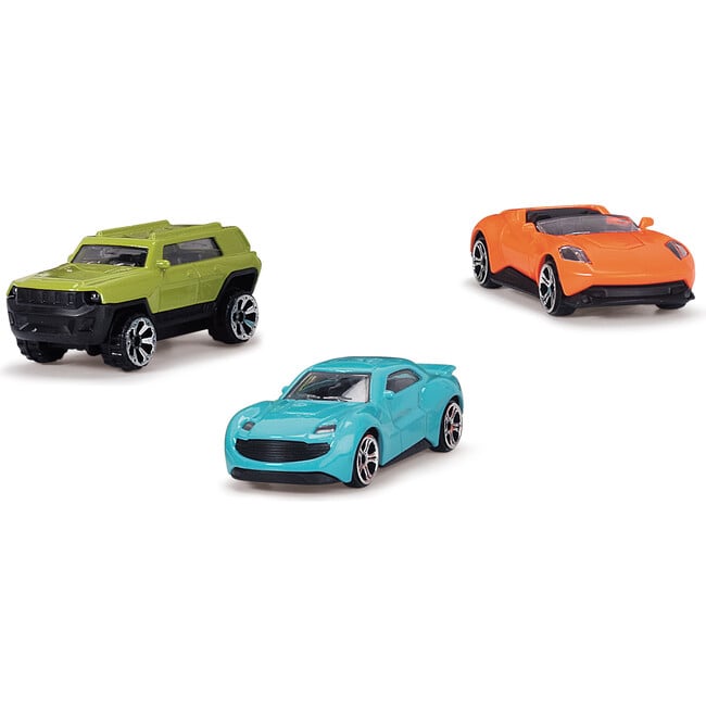 Truck Carry Case With 4 Die-Cast Vehicles - Transportation - 4