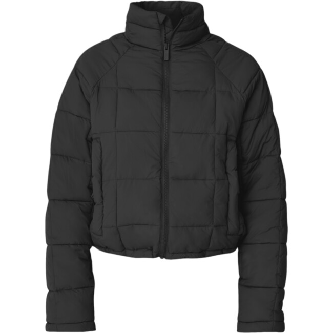 Women's Nellie Packable Puffer, Black - Jackets - 1