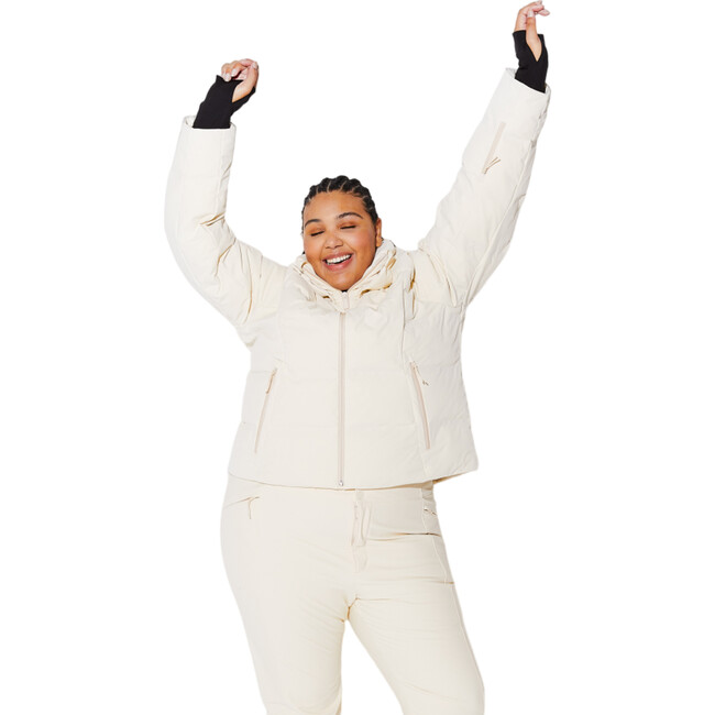 Women's Georgie Puffer Jacket, Oat Milk