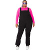 Women's Carson Bib Pant, Black - Snow Pants - 2 - thumbnail