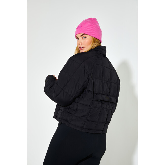 Women's Nellie Packable Puffer, Black - Jackets - 3