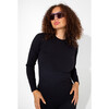 Women's Johnson Seamless Top, Black - T-Shirts - 4 - thumbnail