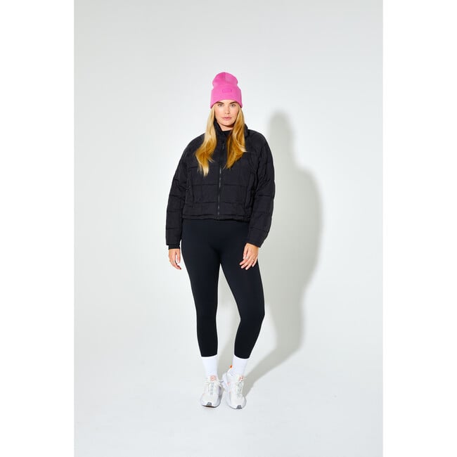 Women's Nellie Packable Puffer, Black - Jackets - 4