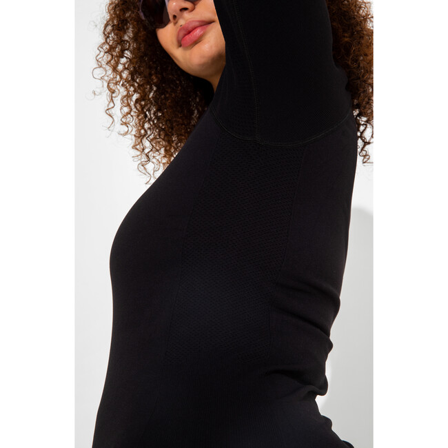 Women's Johnson Seamless Top, Black - T-Shirts - 5