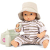 Aquini Girl: 13" Potty Baby Doll - Urban Stripes - Dolls - 4 - thumbnail