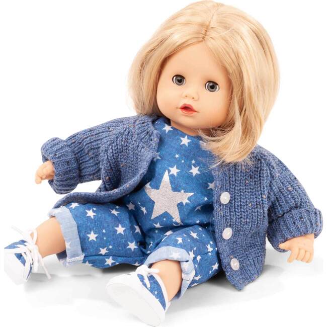 Muffin My Star 13" Baby Doll with Sleepy Brown Eyes and Chic Outfit Accessory