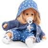 Muffin My Star 13" Baby Doll with Sleepy Brown Eyes and Chic Outfit Accessory - Dolls - 4 - thumbnail