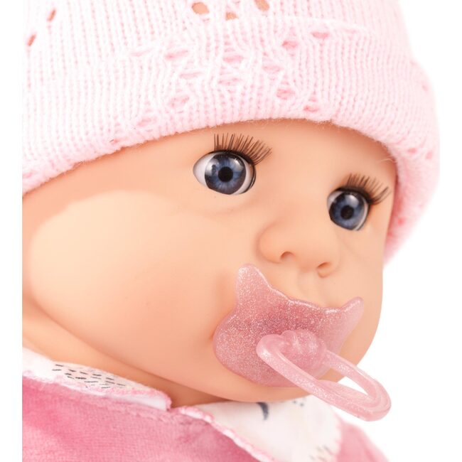 Cookie Hedgehog 19" Soft Baby Doll in Pink with Blue Sleeping Eyes and Accessories - Dolls - 3