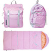 Sleep-N-Pack™ Big Kid Size Sleeping Bag Backpack ,Pink Pirouette - Sleepbags - 1 - thumbnail