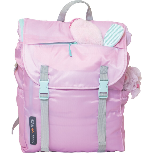Sleep-N-Pack™ Big Kid Size Sleeping Bag Backpack ,Pink Pirouette - Sleepbags - 4
