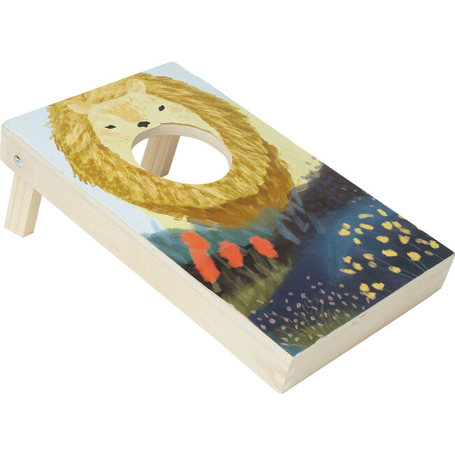 Wild Ones Wooden Bean Bag Toss Game for Kids