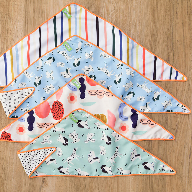 Stripe Artistic Reversible Bandana Kerchief for Medium to Large Dogs - Pet Toys - 3